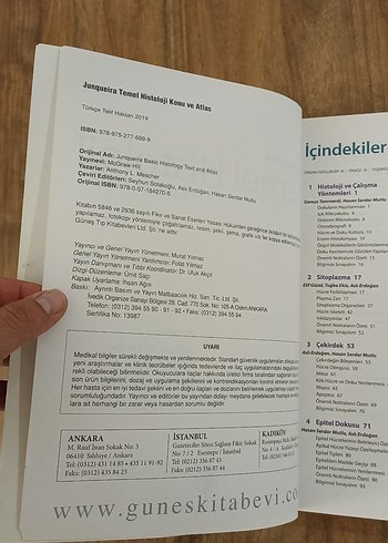 Junqueira Temel Histoloji Konu ve Atlas - Görsel 6
