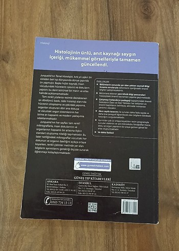 Junqueira Temel Histoloji Konu ve Atlas - Görsel 2