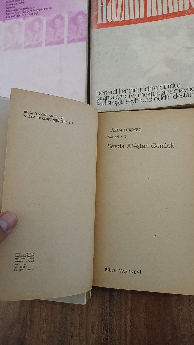 Nazım Hikmet Şiir Kitapları Seti - Görsel 3