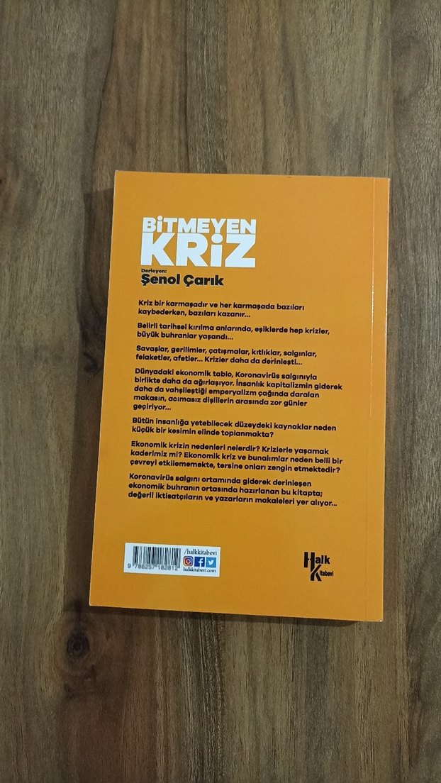 Bitmeyen Kriz - Şenol Çarık - Görsel 2