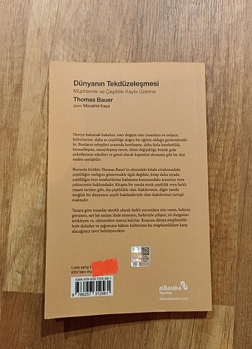 Beden Dünyanın Tekdüzeleşmesi - Thomas Bauer