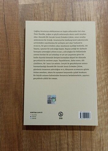  Beden Karanlık Bir Gecede Sessiz Evimden Çıktım - Peter Handke