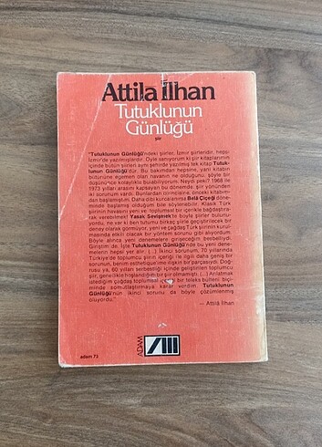 Tutuklunun Günlüğü - Attila İlhan