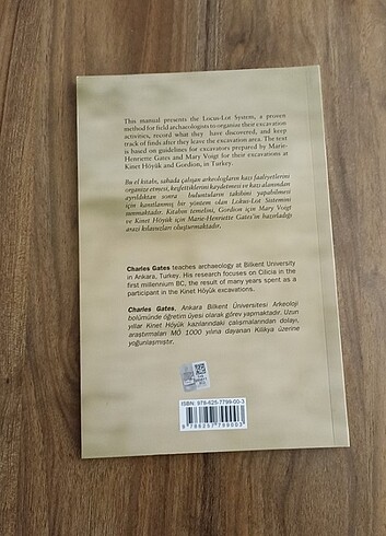 Arkeolojik Kazılar İçin Kılavuz - Charles Gates