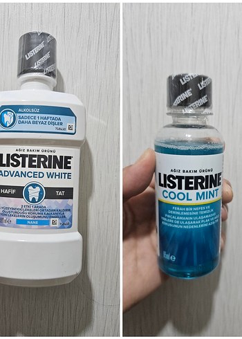 2 Adet Listerine Ağız Bakım Suyu
