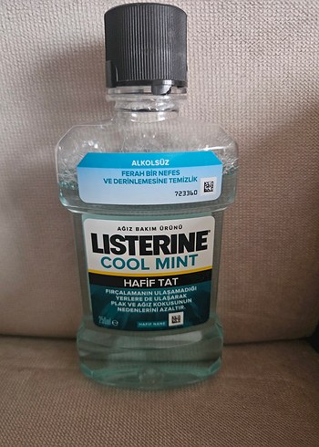 Listerine Cool Mint Alkolsüz Ağız Bakım Ürünü 250ml - Görsel 3
