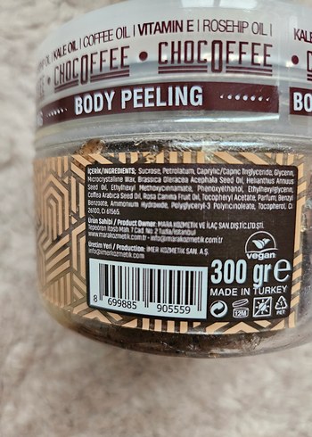 Beden Renk Mara Chocoffee Vücut Peelingi