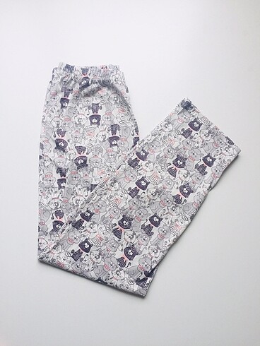 m Beden Kedili Pijama Takımı