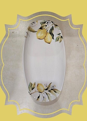 Limon Desenli Tabak