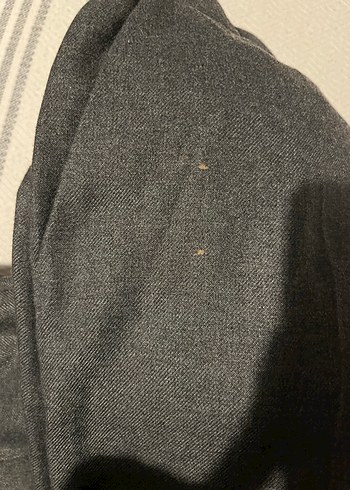 Gri Kadın Kumaş Pantolon lastikli - Görsel 4