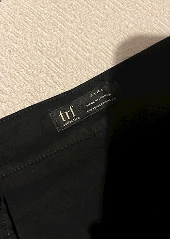 Düğmeli Siyah Mini Etek ZARA - Görsel 3