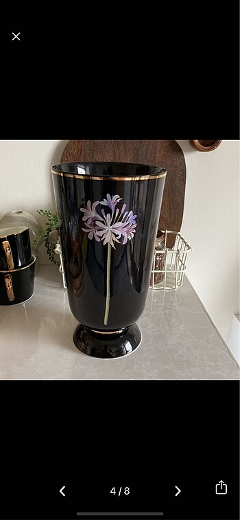 Beden siyah Renk H&M Home vazo