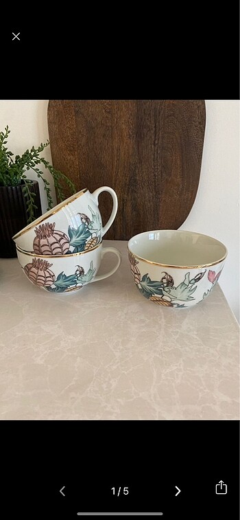 H&M Home fincan ve kase