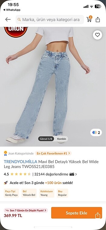 Trendyolmilla jeans