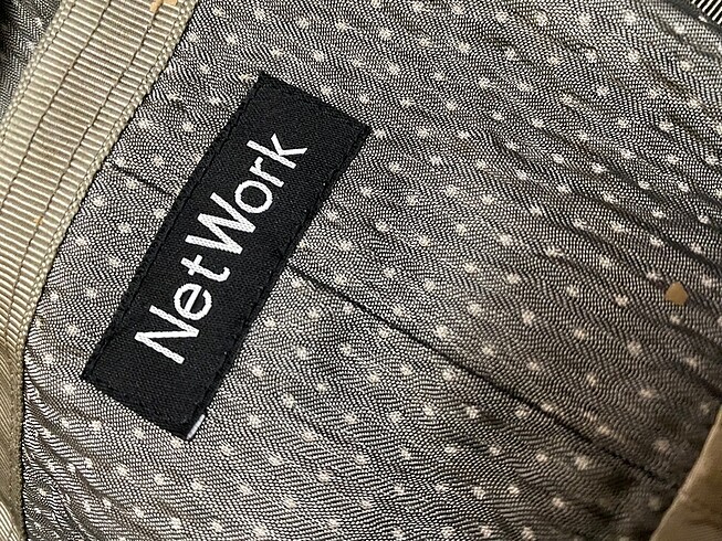 32 Beden gri Renk network etiketli elbise