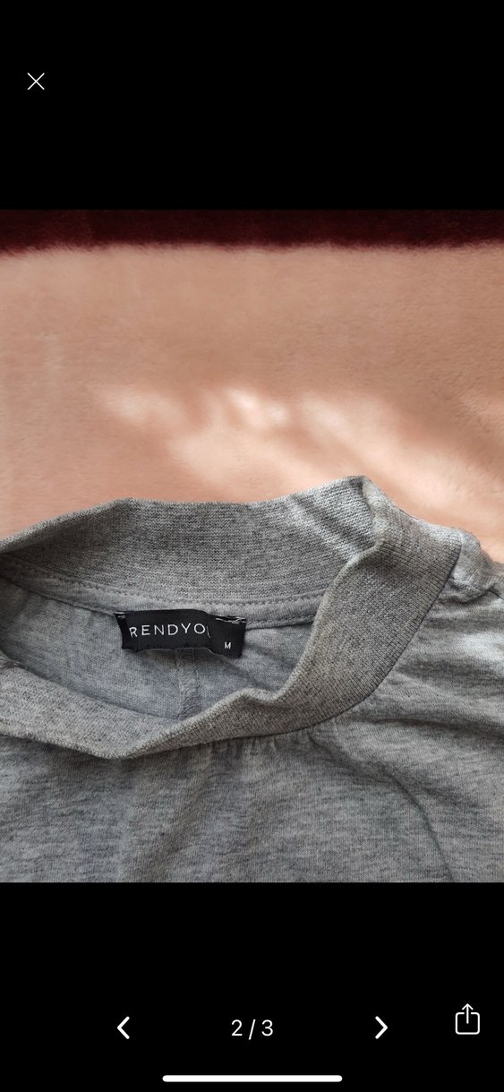 Gri Baskılı Tişört - Görsel 2