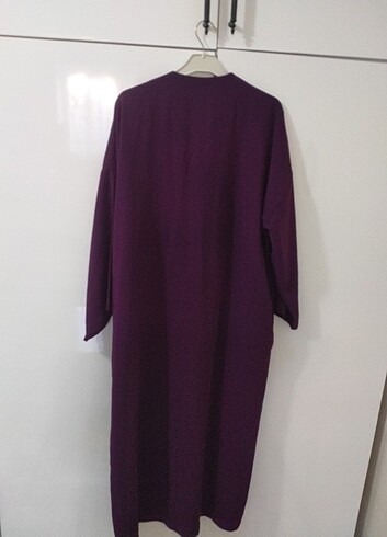 universal Beden mor Renk Abaya