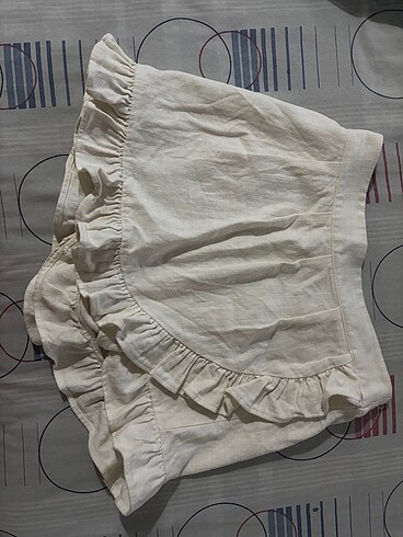 38 Beden beyaz Renk Beyaz şort etek