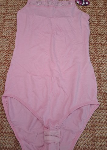 xl Beden Pembe Çıtçıtlı atlet