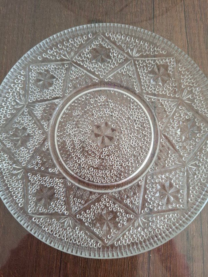 Cam Tatlı Tabak Seti - Görsel 2