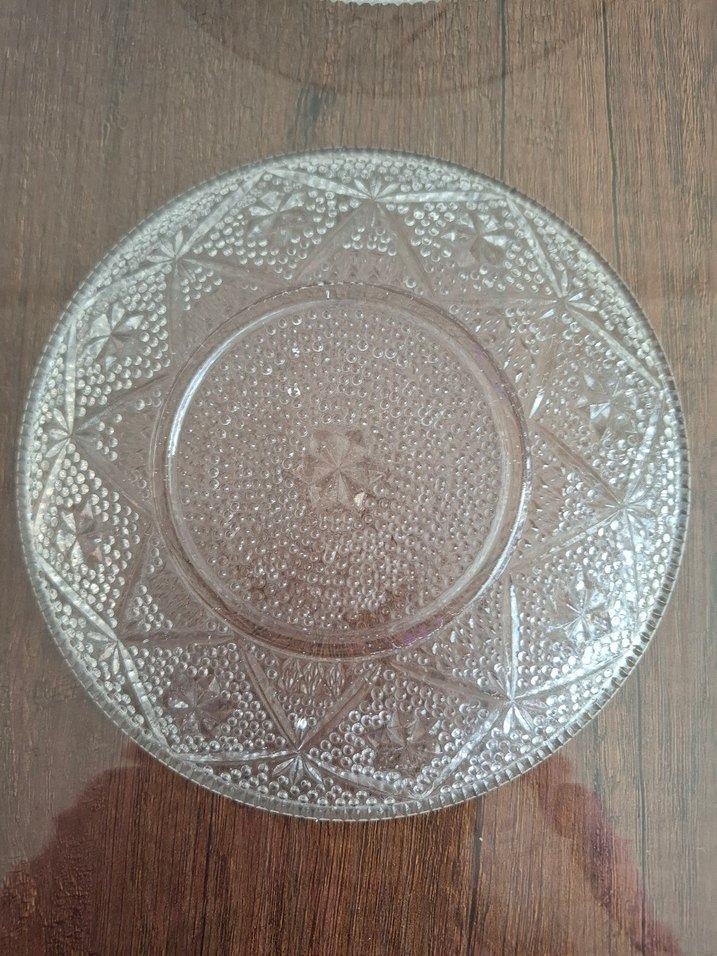 Cam Tatlı Tabak Seti - Görsel 3