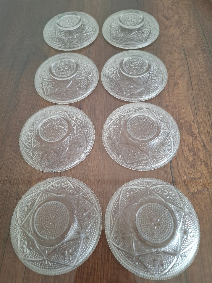 Nakışlı Cam Çay Tabak Altlıkları - Görsel 2
