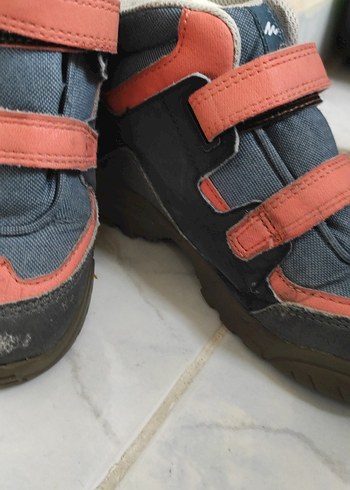 decathlonKız Çocuk Pembe Gri Cırtcırtlı Bot - Görsel 8