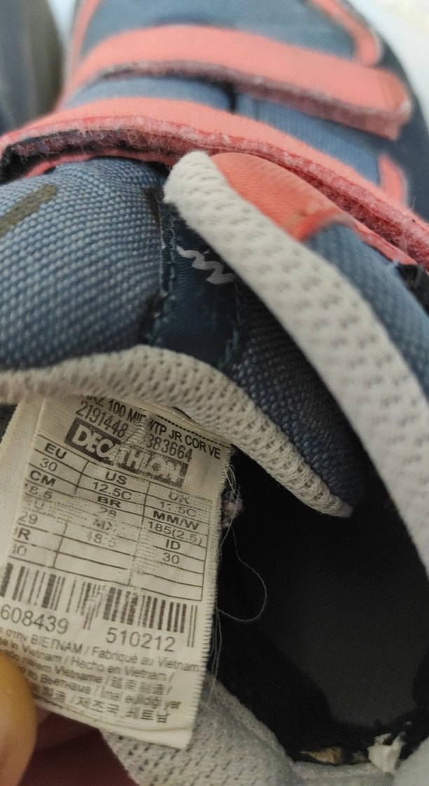 decathlonKız Çocuk Pembe Gri Cırtcırtlı Bot - Görsel 5