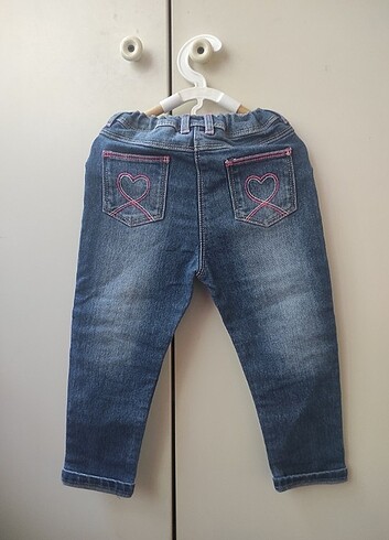 2-3 yaş kot pantolon  - Görsel 2