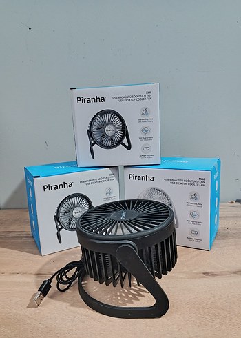 Beden Piranha Siyah Masaüstü USB Fan