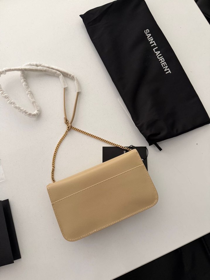 Saint Laurent Bej Canta — görsel 3/4