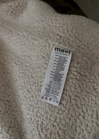 Mavi orijinal kadin haki parka - Görsel 4