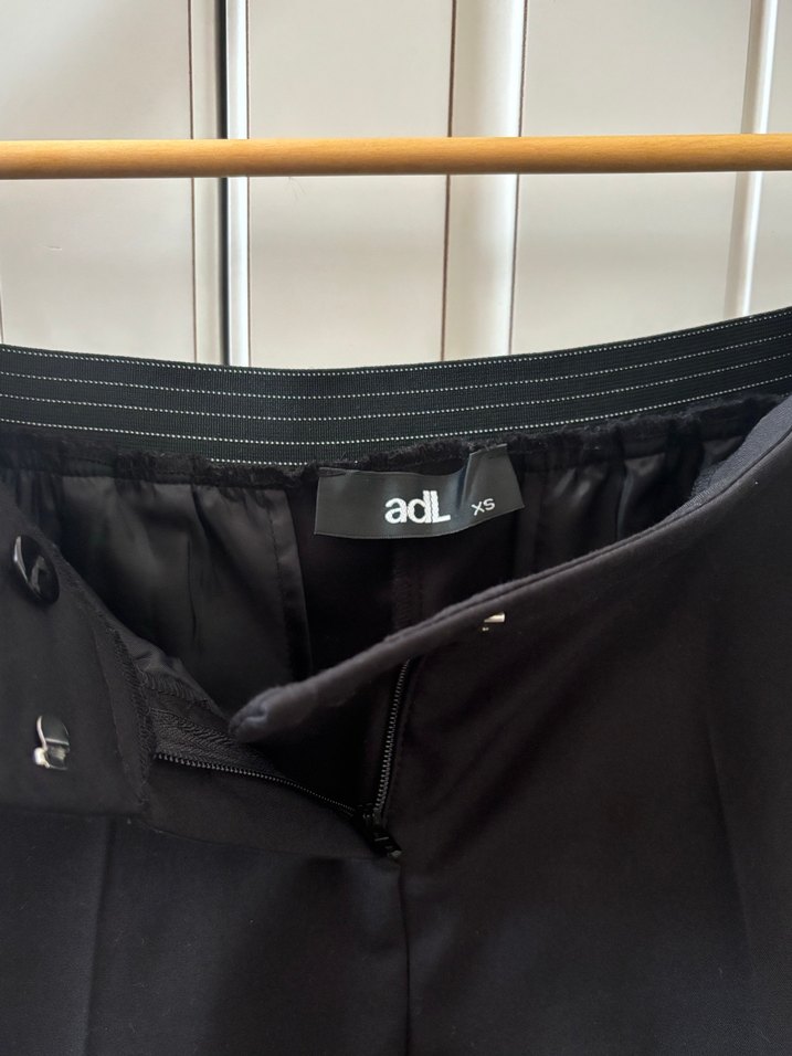 Kadin siyah kumaş pantolon - Görsel 4