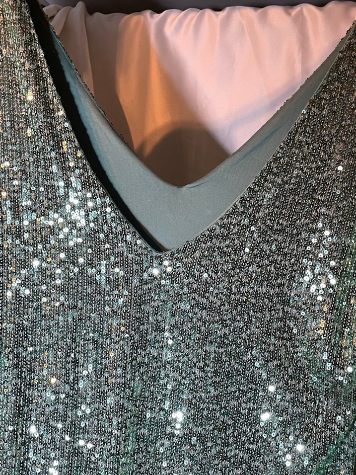 Pullu Payetli Elbise - Görsel 4