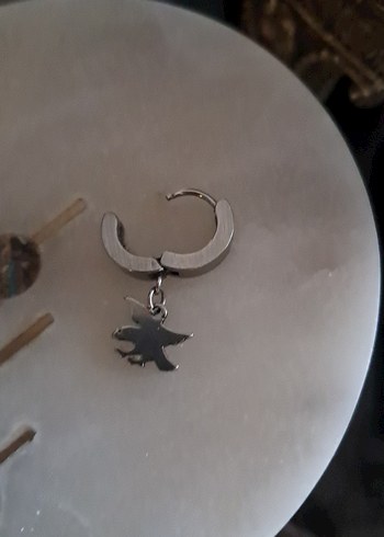 çelik erkek küpe - Görsel 2