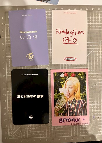  TWICE Chaeyoung Orijinal PC Photocard MC