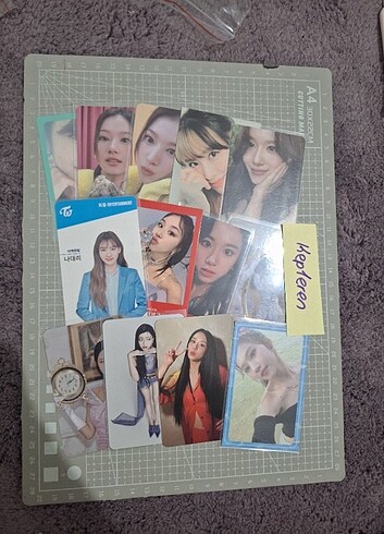 TWICE Orijinal Photocard pc