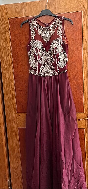 İlmio bordo abiye