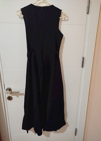 Siyah Fermuarlı elbise - Görsel 3