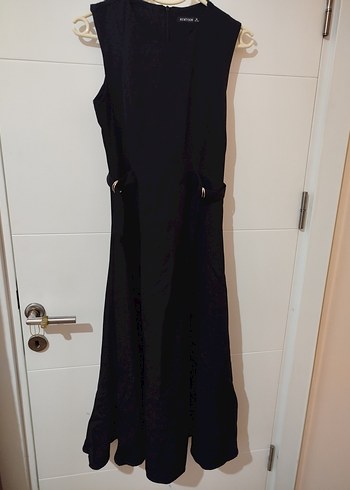 Siyah Fermuarlı elbise - Görsel 2