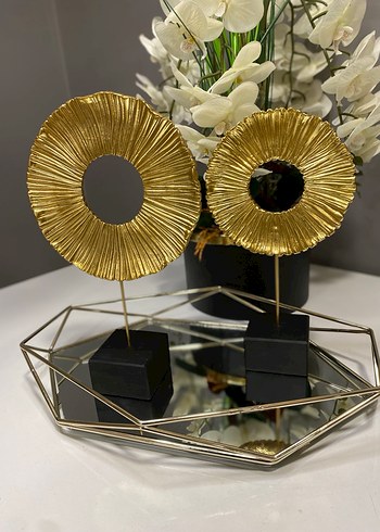 Altın Renkli Dekoratif halka Seti - Görsel 5