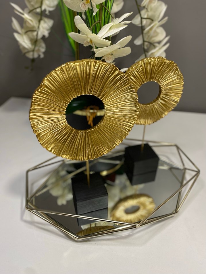 Altın Renkli Dekoratif halka Seti - Görsel 3