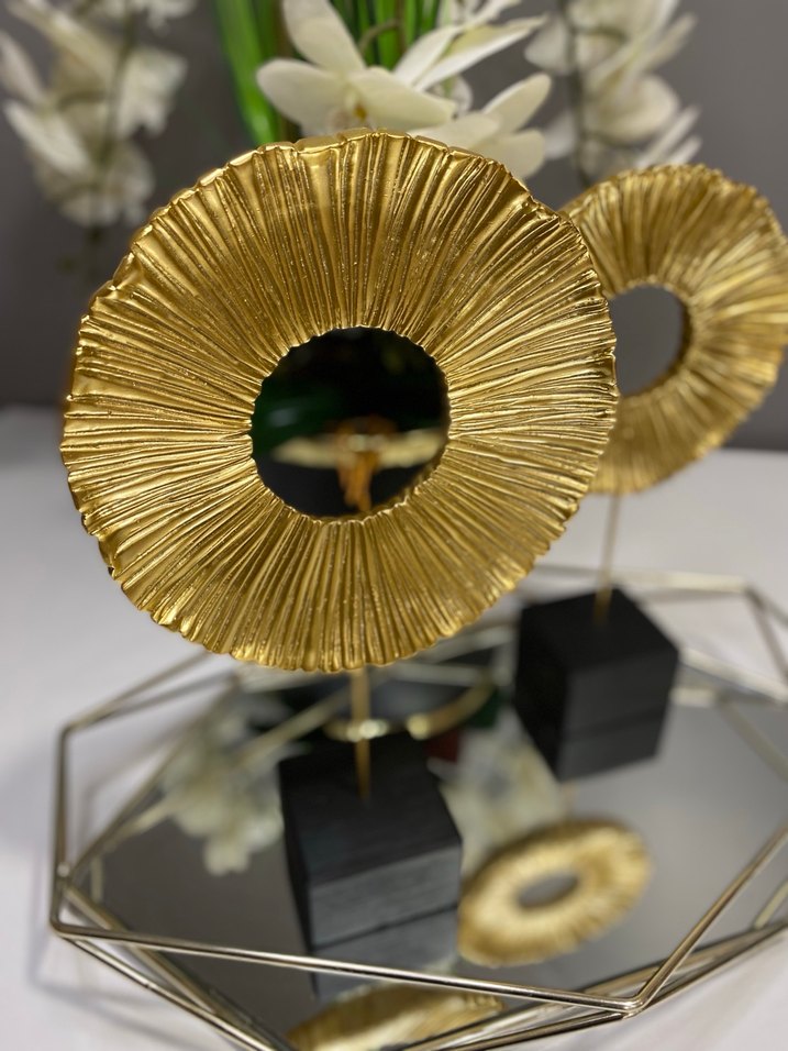 Altın Renkli Dekoratif halka Seti - Görsel 4