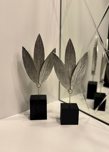 Gri Yaprak Figürleri Siyah Kaideli - Görsel 4