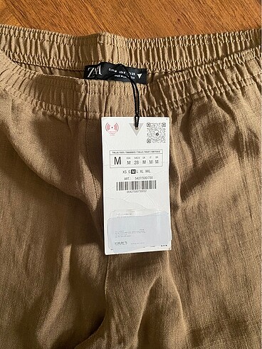 m Beden Zara pantolon