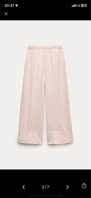 Zara Keten pantolon