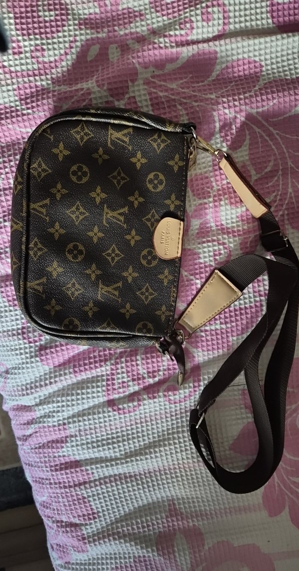 Kahverengi Deri Louis Vuitton Çapraz Çanta - Görsel 2