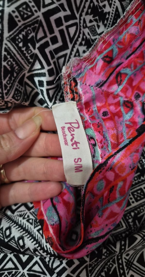 Renkli Pembe Bohem Kadın kimono - Görsel 3