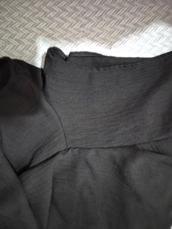 siyah Kumaş Kadın etek - Görsel 4