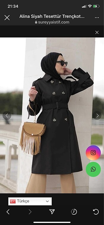 Zara Süreyya istif trençkot